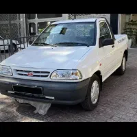پراید وانت مدل ۴۰۳ بدون لاینر. دارای چراغ هدلایت