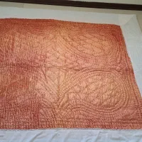 لحاف مخمل مروارید دوزی در حد نو