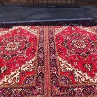 جفت فرش دستبافت 9 متری اصل هریس تاجری
