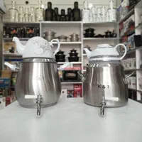 کتری قوری کتری رو گازی کف چدن سماور|قوری، کتری، قهوه‌ساز دستی|قم, نیروگاه|دیوار