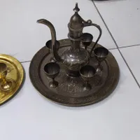 سرویس جام و آفتابه لگن|کلکسیون اشیاء عتیقه|بیرجند, |دیوار