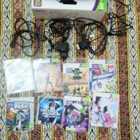 Xbox 360 به همراه کینکت بازی حرکتی|کنسول، بازی ویدئویی و آنلاین|کهک, |دیوار