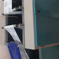 دستگاه تولید سفره یکبار مصرف. زباله. فریزر