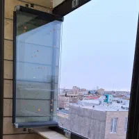 شیشه/جام بالکنی/ریلی تاشو کد 2608