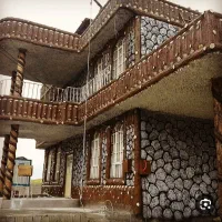 سیمان کاری طرح سنگ وچوب