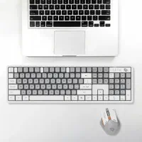 موس و کیبورد بیسیم بلوتوثی نیمه میکانیکال