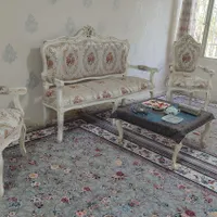 مبل استیل / چوب راش / ۹ نفره / با میز و عسلی|مبلمان خانگی و میز عسلی|تهران, شهرک دانشگاه|دیوار