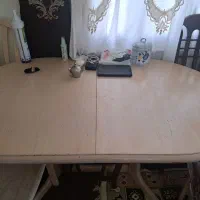 میز ناهارخوری سوئدی ۶ نفره کارکرده