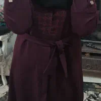 مانتو بنفش بلند