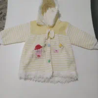 بارونی و کت کلاه دار و دو تا یکسره دست بافت نو|کفش و لباس بچه|بندر انزلی, معلم|دیوار