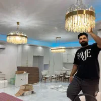نصب لوسترو کارای برقی در منزل و مغازه