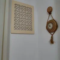 قاب طرح گره چینی سنتی ساعت سفالی عتیقه دکور یلدا|کلکسیون اشیاء عتیقه|شیراز, سعدیه جنوبی|دیوار