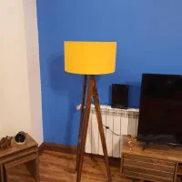 خراطی آباژور شید مکرومه پلیسه کنفی لوستر|چراغ خواب و آباژور|تهران, آهنگ|دیوار