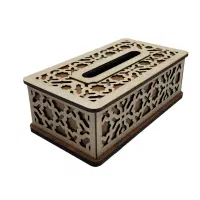 جعبه دستمال کاغذی چوبی جعبه دسمال و سطل زباله|صنایع دستی و سایر لوازم تزئینی|تهران, اتحاد|دیوار