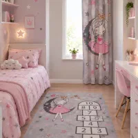فرشینه  پرده ولوستر کودک