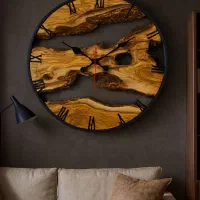 تولیدکننده ساعتهای چوبی(روستیک،رستیک)زیتون