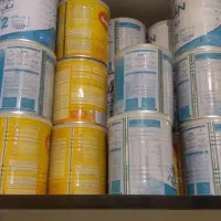 قوطی شیر خشک خیلی تمیز|ظروف نگهدارنده، پلاستیکی، یک‌بارمصرف|اهواز, عین ۲|دیوار