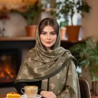 شال مخمل موهر  طرح دار|لباس|گناباد, |دیوار