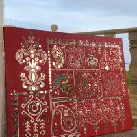 تابلوی لیوان آرت قرمز|تابلو، نقاشی، عکس|رشت, گلباغ نماز|دیوار