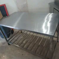 هود استیل ، میز کار استیل ،یخچال تاپینگ،سینک صنعتی