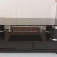 میز وسط و ۴ عدد عسلی ام دی اف و شیشه