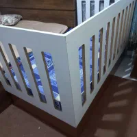 تخت کنار مادر با تشک مخصوص|تخت و صندلی بچه|مشهد, محمدآباد|دیوار