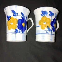 ۴ دست ماگ چای خوری گل پنبه|ظروف سرو و پذیرایی|دهدشت, |دیوار