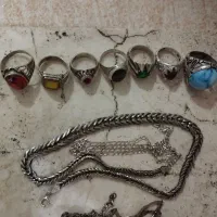 انگشتر نقره گرمی همه با هم گرمی ۱۷۰هزار|جواهرات|کرمان, |دیوار