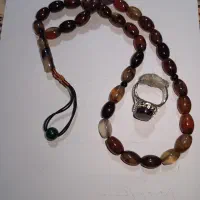 انگشتر و تسبیح عقیق