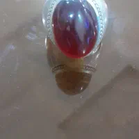 انگشتر نقره قدیمی سنگ لعل