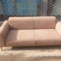 ست مبلمان ۸ نفره پارچه‌ای و چوبی، تخت شو