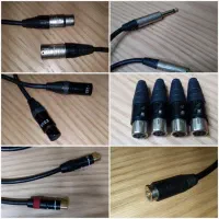 تعدادی کابل تخصصی استودیو ( صدا و تصویر)