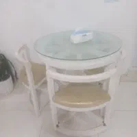 میزوصندلی ناهارخوری ۴نفره سفید