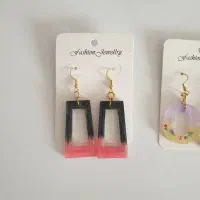 گوشواره های رزینی|زیورآلات و اکسسوری|رشت, نظری|دیوار