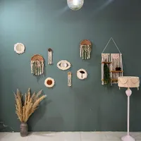 دیوارکوب مکرومه
