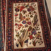 فرش دستباف گل وبلبل|فرش|سنقر, |دیوار