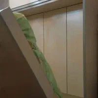 تخت خواب کم جا چوب جمع شو|تخت و سرویس خواب|فشم, |دیوار