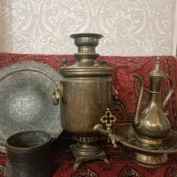 سماور زغالی روسی|کلکسیون اشیاء عتیقه|دماوند, گیلاوند|دیوار