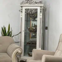 بوفه سفید در حد نو و میز تیوی در حد نو|بوفه، ویترین، کنسول|میاندوآب, |دیوار