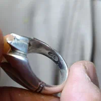 نقره با سنگ اوپال|جواهرات|خرم‌آباد, |دیوار