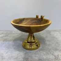 سرویس پنج تیکه چوبی گنجشک|ظروف سرو و پذیرایی|قم, عربستان|دیوار