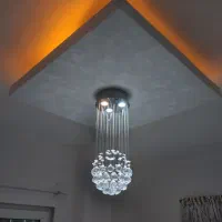 تعدادی لوستر کریستالی سیم بکسلی آکبند نونو