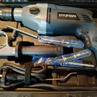 دریل چکشی هیوندای کره ای ۱۱۰۰ وات در حد آک