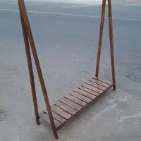 رگال لباس چوبی ساده
