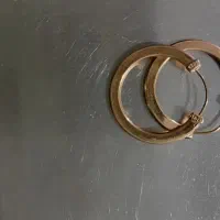 گوشواره طلا حلقه ای ساده