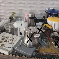 ظروف و وسایل برقی و تشک تخت
