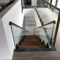 کارگاه تولید نرده شیشه سکوریت.نرده استیل نرده کابل|خدمات پیشه و مهارت|نوشهر, |دیوار