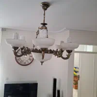 لوستر طرح برنز|لوستر و چراغ آویز|تهران, شهران جنوبی|دیوار