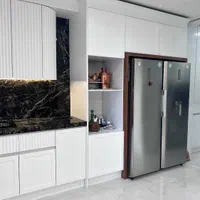 کابینت طرح هرمی بارنگ سفید آشپزخانه مینیمان|مصالح و تجهیزات ساختمان|گرگان, |دیوار