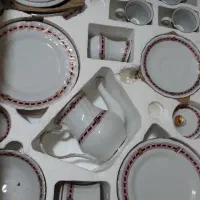 سرویس چینی 12 نفره اسپیدار، کاملا نو